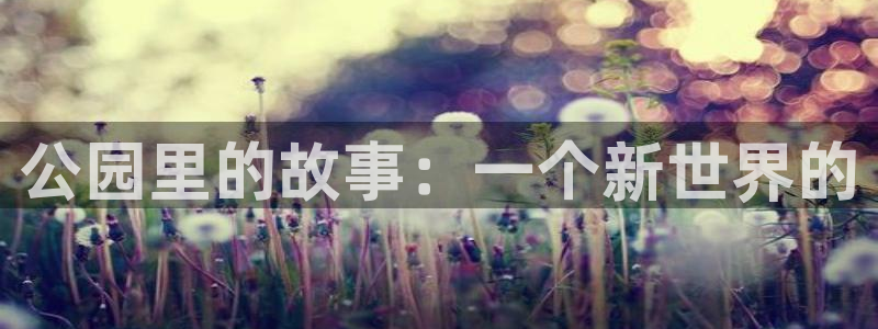 门徒娱乐是赌博吗：公园里的故事：一个新世界的