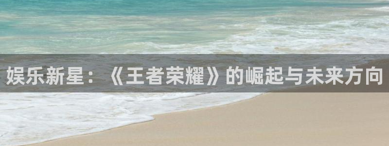 门徒娱乐平台下载入口：娱乐新星：《王者荣耀》的崛起与未来方向